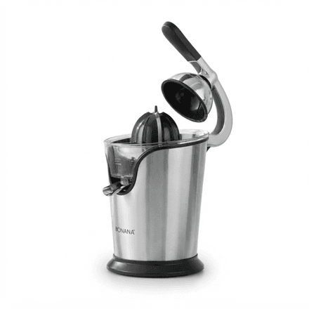 Presse-agrumes Électrique Professionnel En Inox Avec Bras Levier thumbnail 1