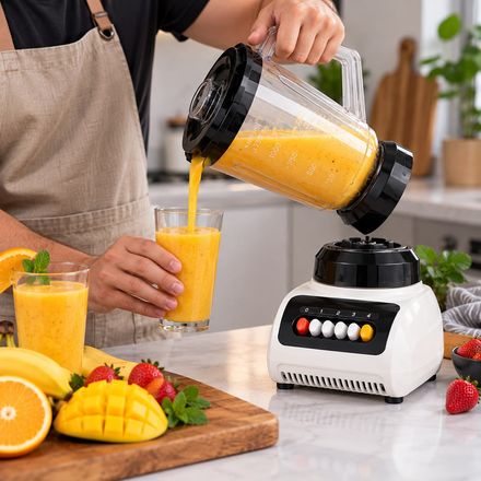 Bo-999 – Blender & Moulin 2-en-1, 1,5 L, 4 Vitesses –35cmx15 thumbnail 7