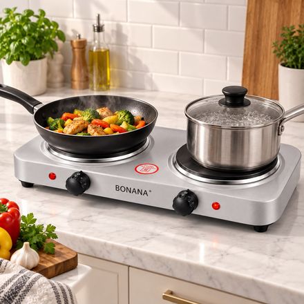 Plaque De Cuisson Électrique Double – 2000 W thumbnail 7