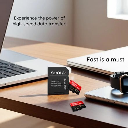 Nouvelle Carte Mémoire Micro Sdxc Extrême Pro 256gb thumbnail 5