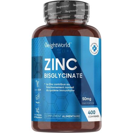 Zinc Bisglycinate 50 Mg La Peau, Les Cheveux, Les Ongles Et Les Os thumbnail 1