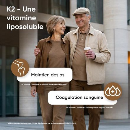 Vitamine K2 Mk-7 200 Μg 365 Comprimés thumbnail 5