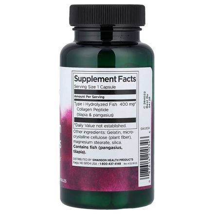 Peptides De Collagène Marin, 400 Mg, 60 Capsules thumbnail 2