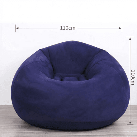 Canapé Gonflable Pliable – Confortable Et Relaxant – 110 × 110 × 85 Cm – Couleur Aléatoire thumbnail 2