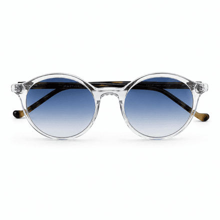 Lunettes De Soleil Transparentes Rondes Dégradé thumbnail 1