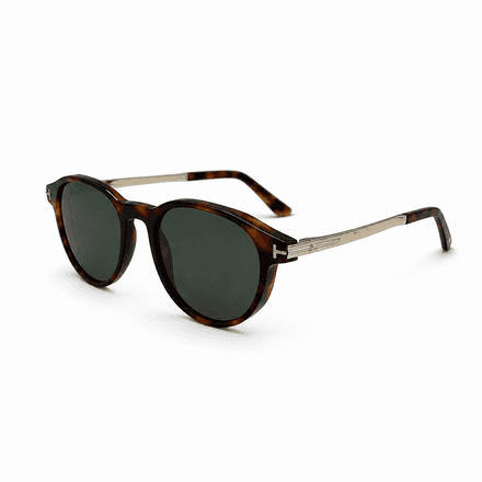 Lunettes De Soleil Écaille Rondes  thumbnail 2