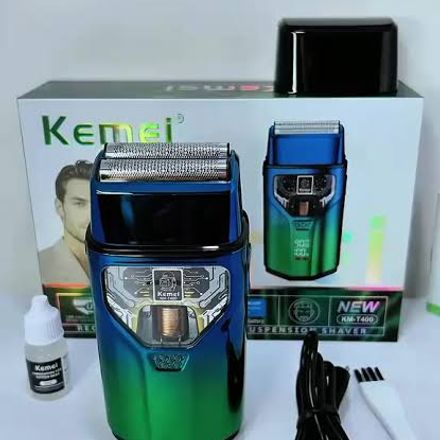 Rasoir Professionnel Etanche Km-t400 –9000 Tr/min Avec Moteur À Lévitation Magnétique thumbnail 4