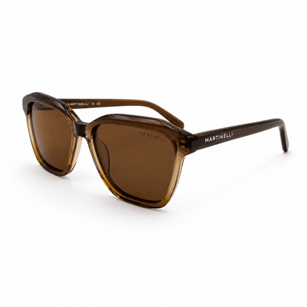 Lunettes De Soleil Papillon Marron Transparent thumbnail 2