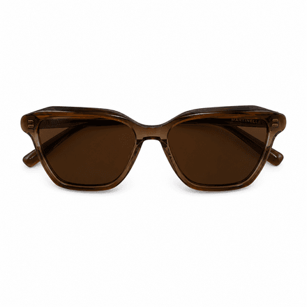 Lunettes De Soleil Papillon Marron Transparent thumbnail 3