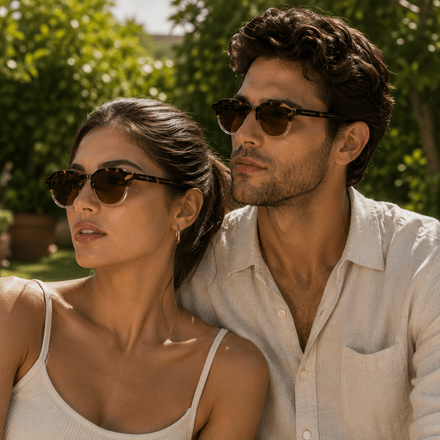 Lunettes De Soleil Rondes - Style Élégant Unisexe thumbnail 4