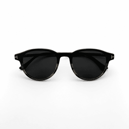 Lunettes De Soleil Rondes Bicolores - Style Élégant Unisexe thumbnail 3