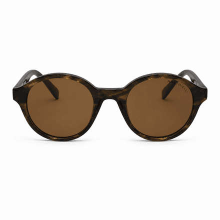 Lunettes De Soleil Rondes Écaille - Style Élégant  thumbnail 1