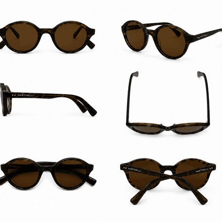 Lunettes De Soleil Rondes Écaille - Style Élégant  thumbnail 3