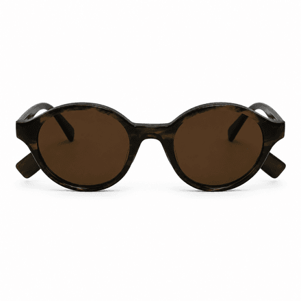 Lunettes De Soleil Rondes Écaille - Style Élégant  thumbnail 4