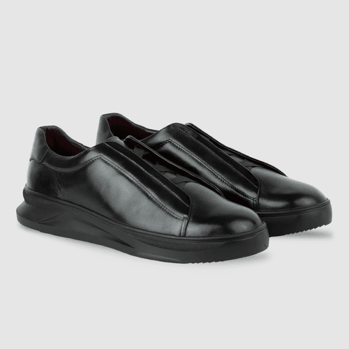 Skiller: Sneakers -Cuir