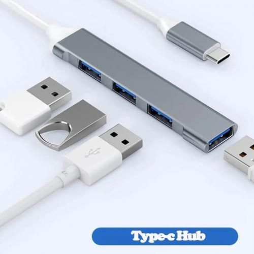 Adaptateur multi-répartiteur USB C, HUB 3.0, Type C 3.1, 4 ports
