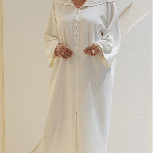 Djellaba en crêpe