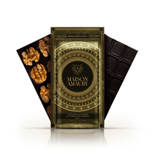 Tablette Chocolat Noir Aux Noix Entières