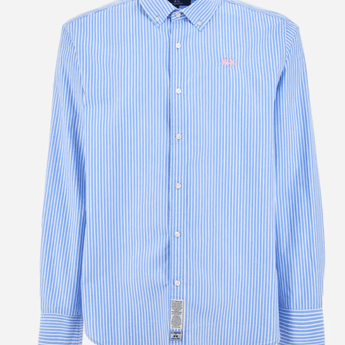 REGULAR FIT STRIPED SHIRT in COTTON - RODOLFO