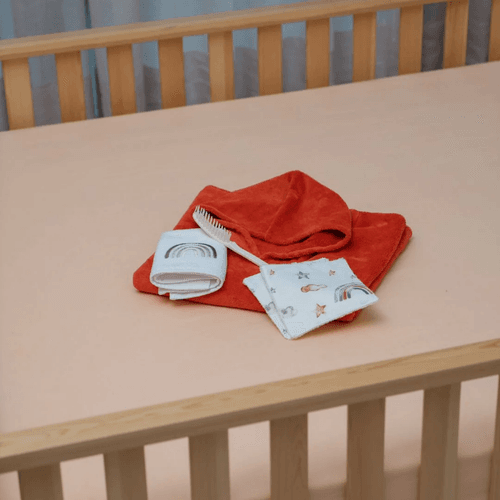 Parure Drap Housse Lit Montessori + 2 Taies Doreiller