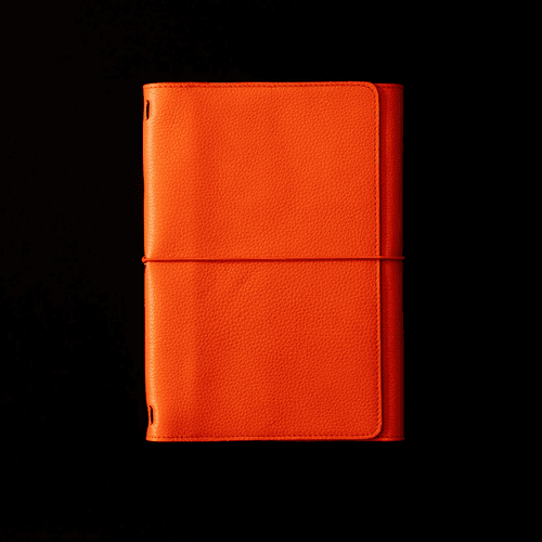 Le carnet de bord A5 Cuir Grain