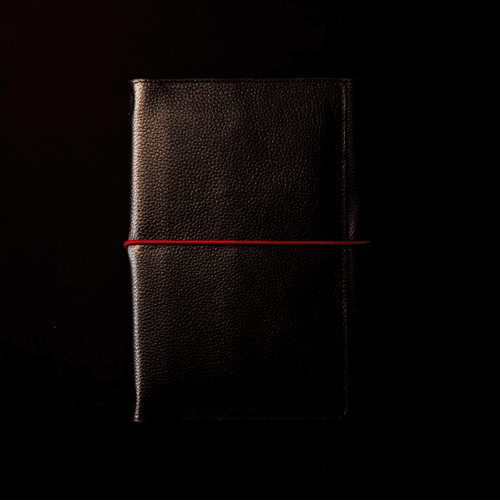 Le carnet de bord A5 Cuir Grain