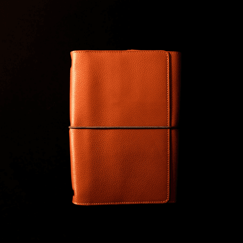 Le carnet de bord A5 Cuir Grain