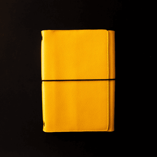 Le carnet de bord A5 Cuir Grain