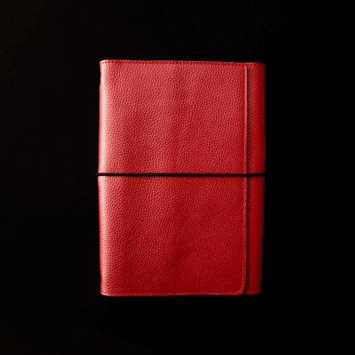 Le carnet de bord A5 Cuir Grain