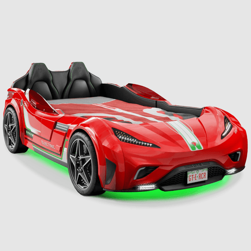 Lit Voiture Gte Rouge (100x190 cm)
