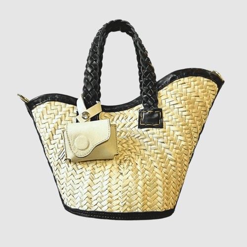 Porte AirPods en cuir “La Vague” Bag Charm made in Marrakesh
