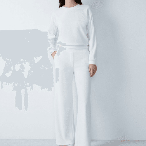 Pantalon molleton granulé