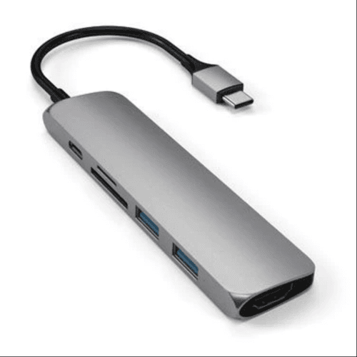 Adaptateur SLIM Multiport USB-C HDMI 4K 5-en-1