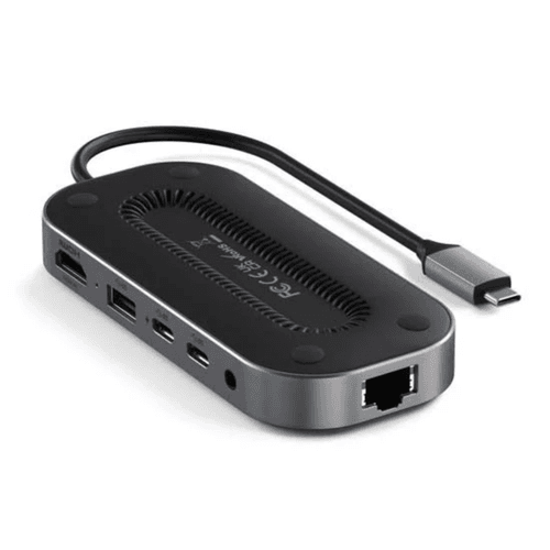 Adaptateur Multiports USB-C HDMI 4K Ethernet Audio Jack 6-en-1