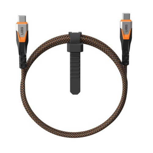 Urban Armor Gear - Câble 3.2 USB-C 20Gbps 240W 0,75 mètre Noir&Orange