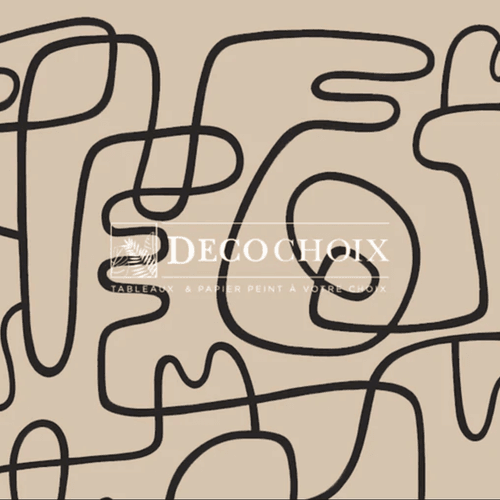 Papier peint Contours