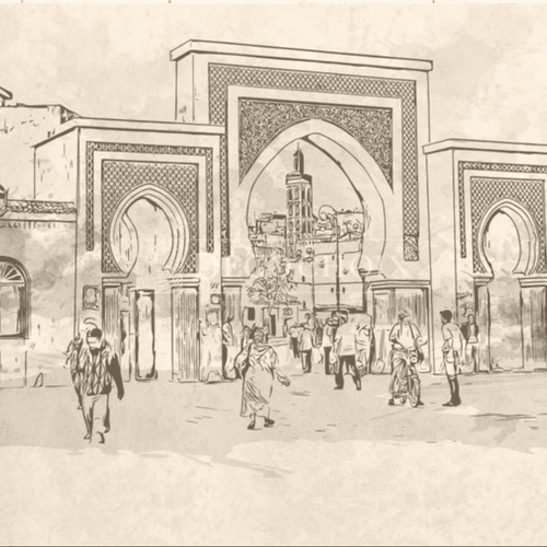 Papier peint Meknes