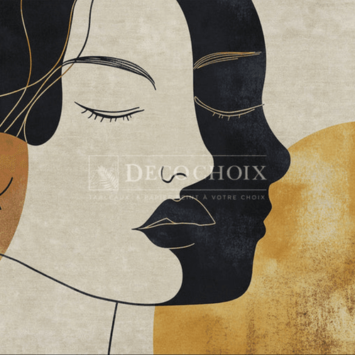 Papier peint Visage