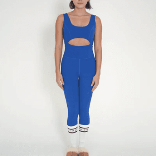 Jump Suit - Cut Out- Blue Electric