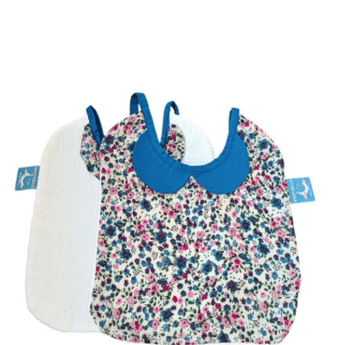 Pack 2 Bavoirs avec col claudine Liberty