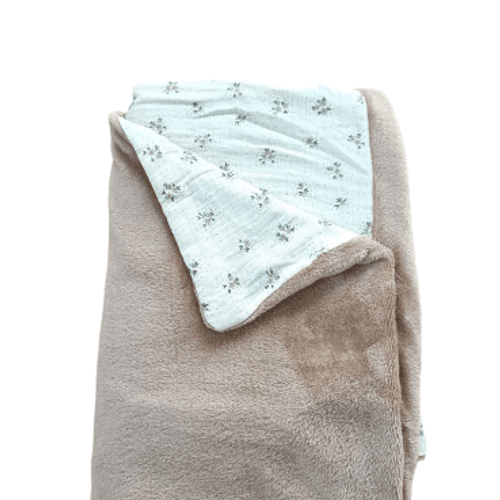 Couverture à motif en Gaz de coton