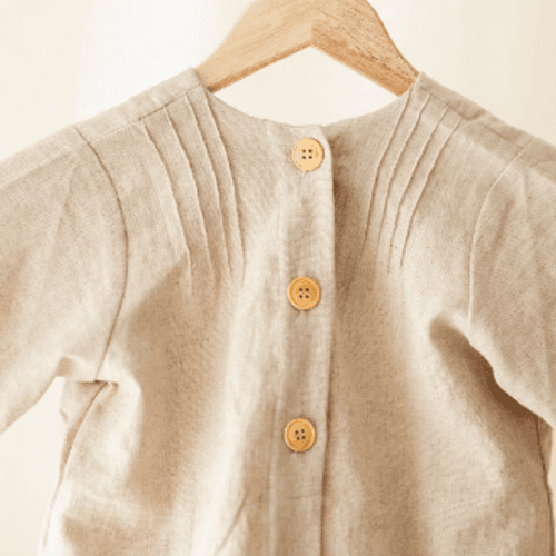 Ensemble En Lin Pour Enfant Pantalon Et Chemise Unisexe