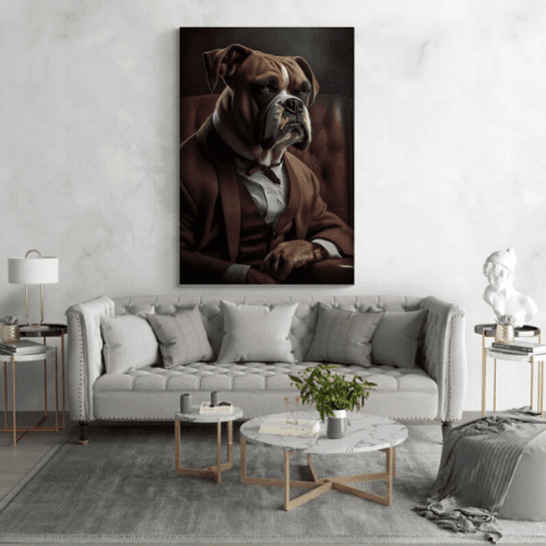 Tableau Bulldog Anglais