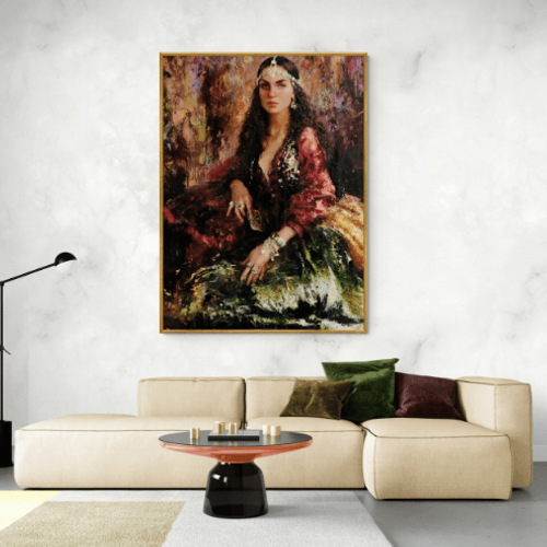 Tableau Beautiful Face Woman