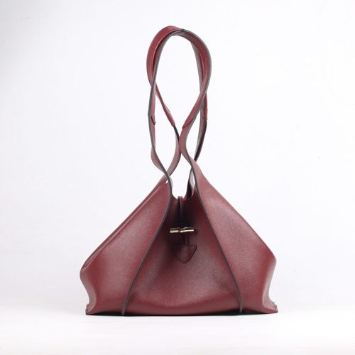 Camélia Leather Burgundy