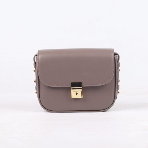 Simone Taupe Leather Taupe