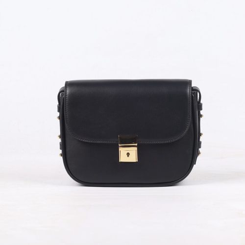 Simone Black Leather Black