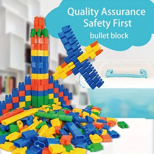 Blocs de Construction Fusée – 100 Pièces Diy – Jouet Éducatif et Créatif pour Enfants – Cadeau Idéal pour Filles et Garçons