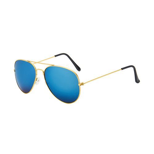 Lunette de Soleil Pilote Classique pour Enfants Mode Monture en Métal