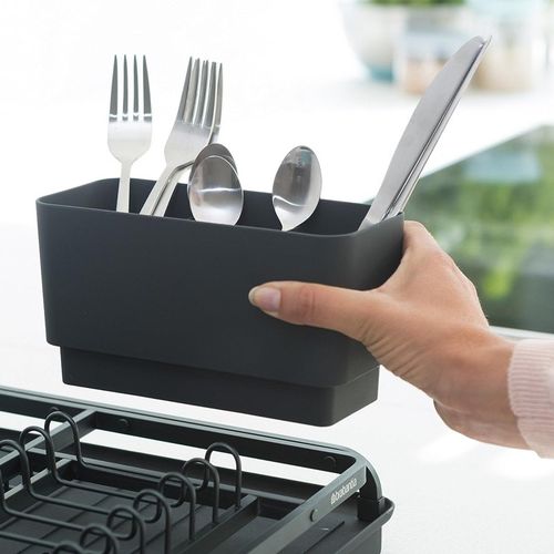 Brabantia Dark Grey Large Dish Drying Rack